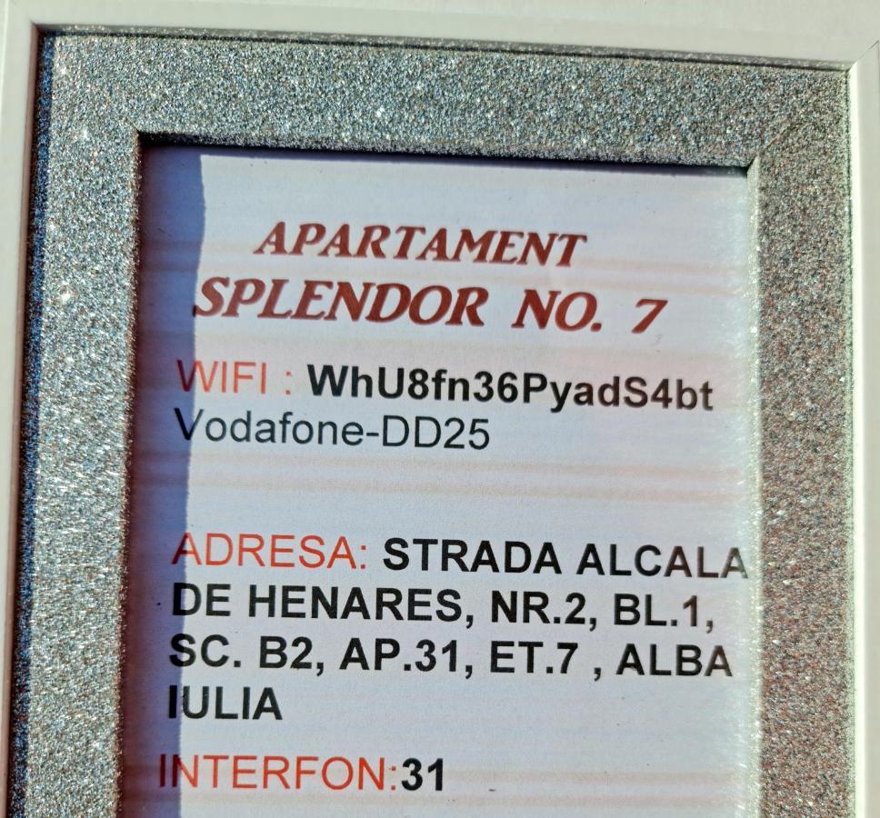 Apartament Splend'Or No7 Alba Iulia Exteriör bild